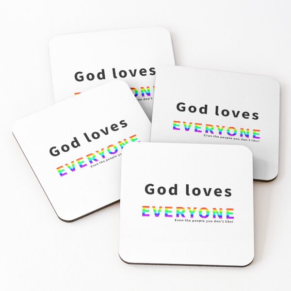 Item preview, God loves everyone designed and sold by JazzyTurtle.