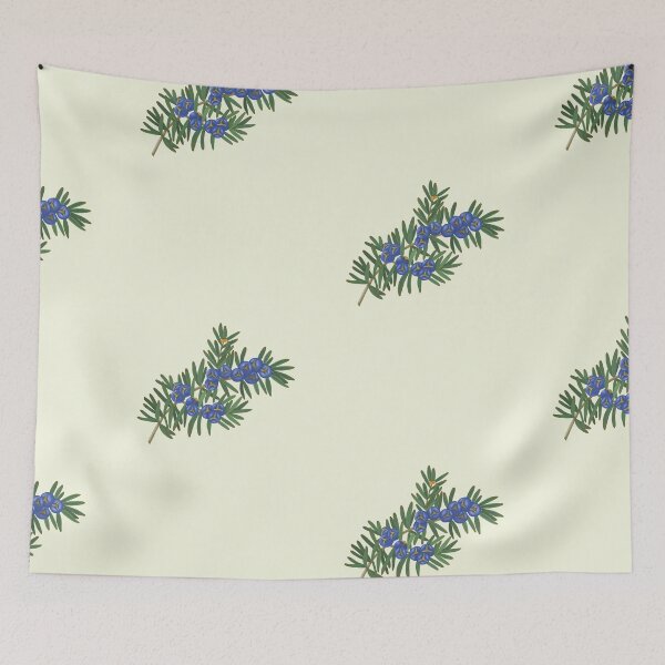 Item preview, Juniper Branch Botanical Print - Evergreen Art designed and sold by Fiurdelin.