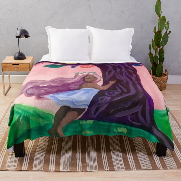 Item preview, Girl Hugging Colorful Tree designed and sold by angelina-kristl.