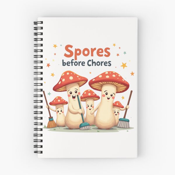 Item preview, Spores Before Chores for Mushroom Foragers designed and sold by rustyroofco.