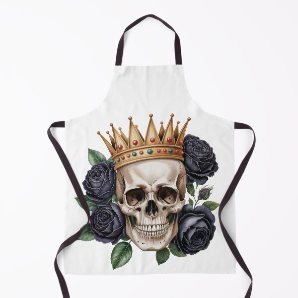 Item preview, Crowned Skull with Dark Roses designed and sold by jkrphoto.