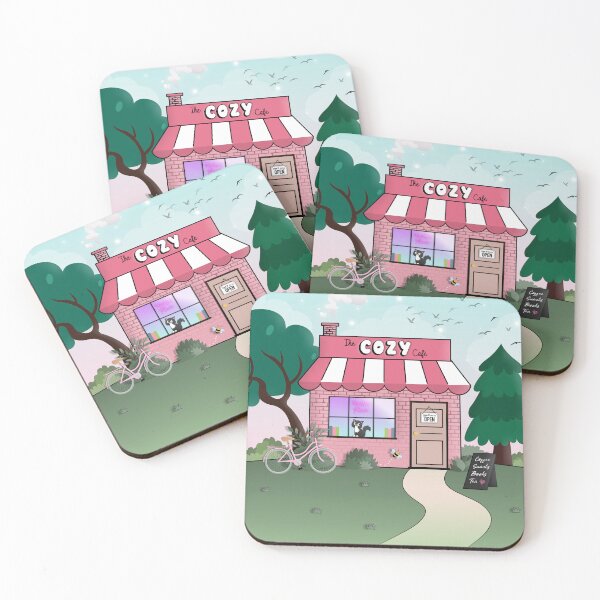 Item preview, Cozy cafe designed and sold by moodclubuk.