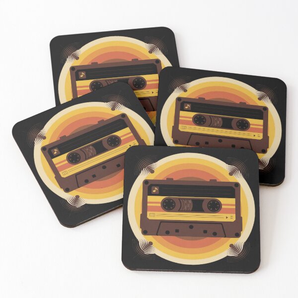 Item preview, Retro Cassette Tape with 70s Sunset Vibes designed and sold by dianadouri.