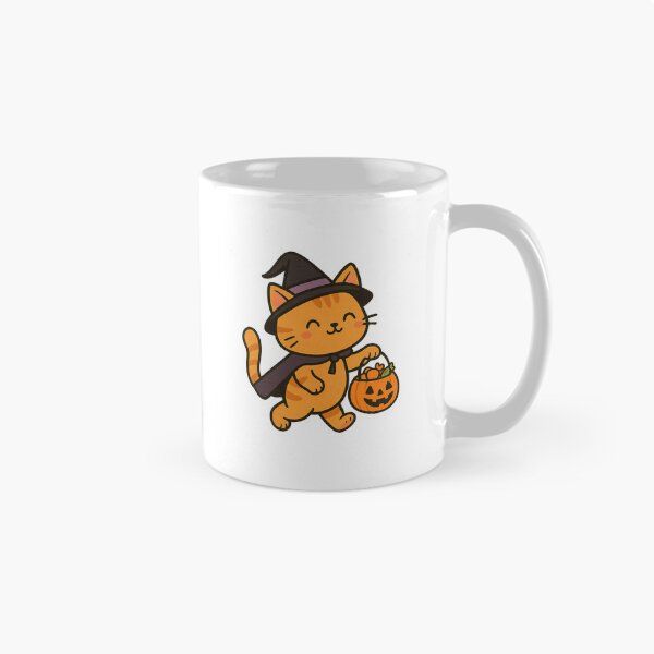 Item preview, Cute Halloween Cat Trick or Treating Sticker designed and sold by jensenlovescats.