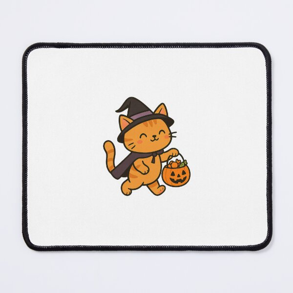 Item preview, Cute Halloween Cat Trick or Treating Sticker designed and sold by jensenlovescats.