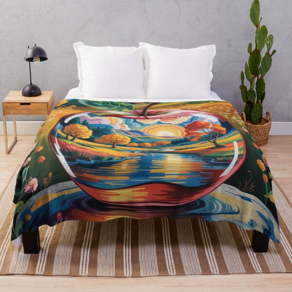 Item preview, Autumn through apple glass,style Van Gogh. designed and sold by elegantpaterns.
