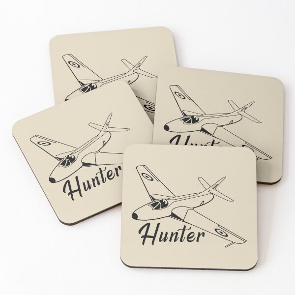 Item preview, Hawker Hunter British Jet Fighter Plane Flying Silhouette designed and sold by MilitaryMart.