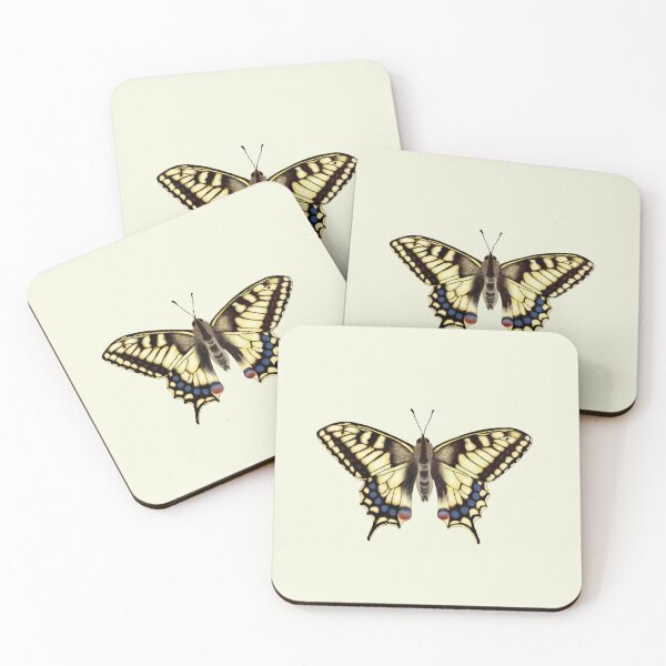 Item preview, Swallowtail Butterfly Print - Machaon Botanical Art designed and sold by Fiurdelin.