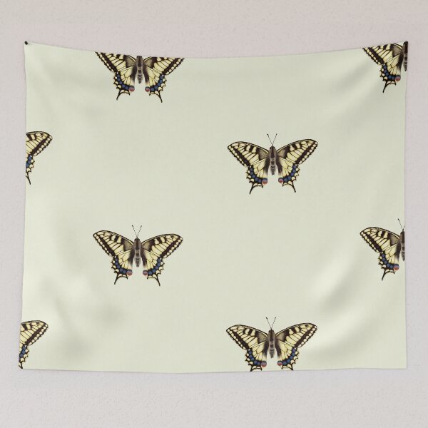 Item preview, Swallowtail Butterfly Print - Machaon Botanical Art designed and sold by Fiurdelin.