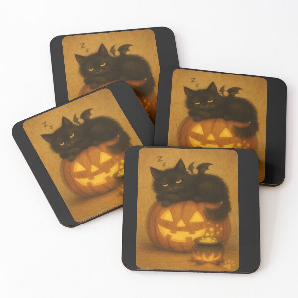 Item preview, Creepin'It Real, One Nap at a Time -Halloween Cat  designed and sold by Feliciano3.
