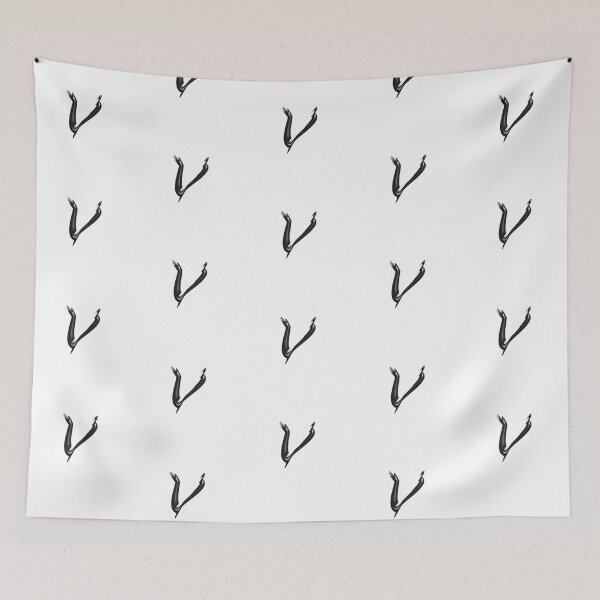 Item preview, Abstract Letter V in Modern Fluid Style designed and sold by uncoXab.
