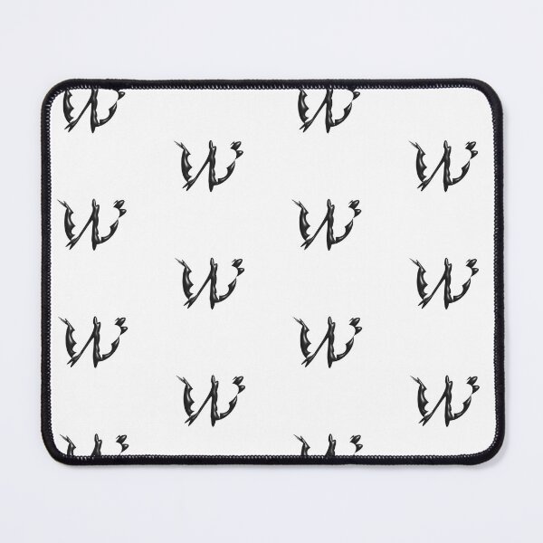 Item preview, Abstract Letter W in Modern Fluid Style designed and sold by uncoXab.