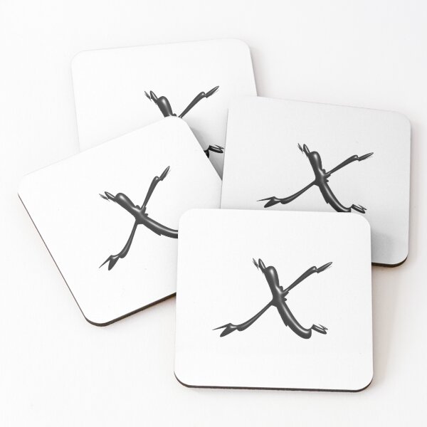 Item preview, Abstract Letter X in Modern Fluid Style designed and sold by uncoXab.