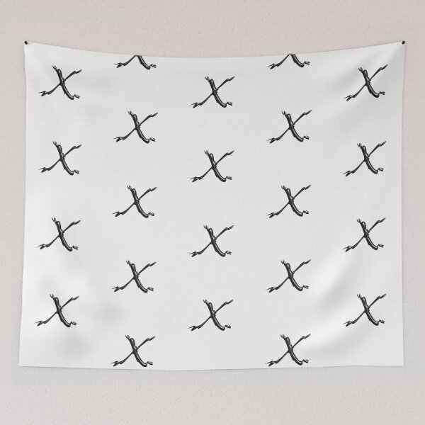Item preview, Abstract Letter X in Modern Fluid Style designed and sold by uncoXab.