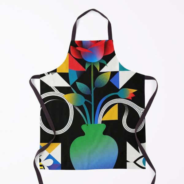 Item preview, Vibrant Geometric Rose & Mystical Eyes Art designed and sold by zzz888.