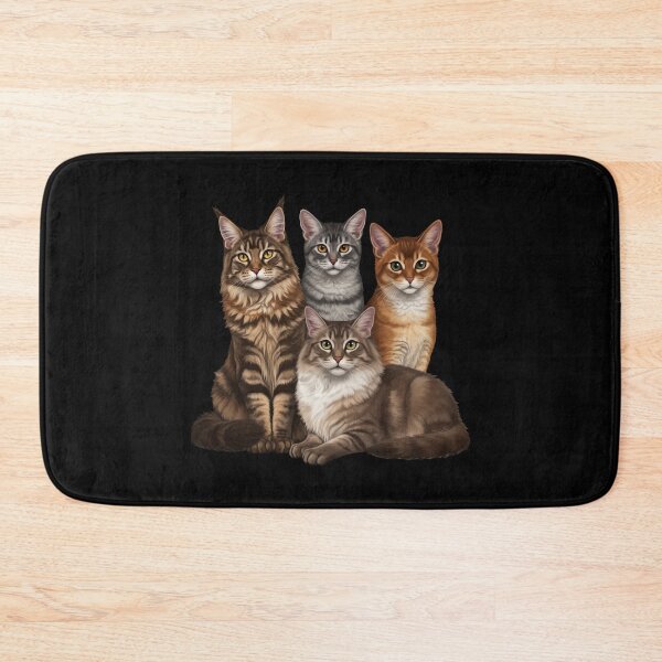 Item preview, My Dear Friends, Merry Christmas, Maine Coon, American Shorthair, Ragdoll, Abyssinian Cat designed and sold by chipmuckdesignn.