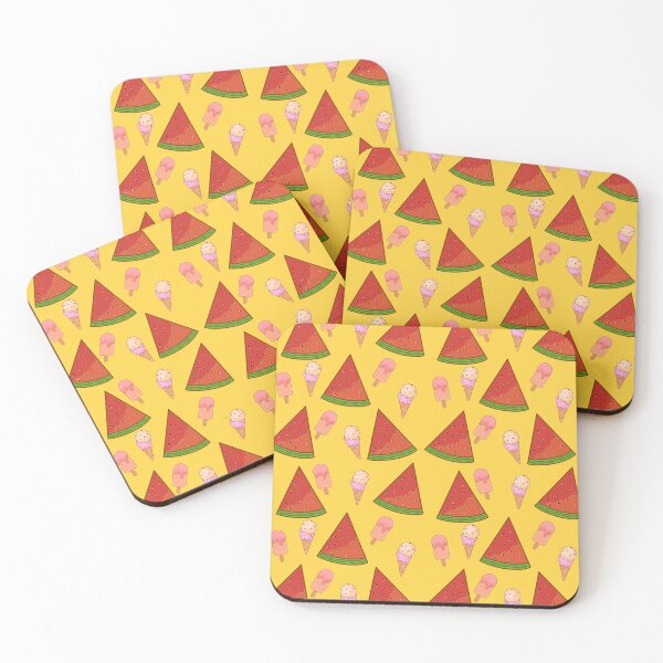 Item preview, Watermelon and Ice Cream Summer Pattern designed and sold by WanchaleeStudio.