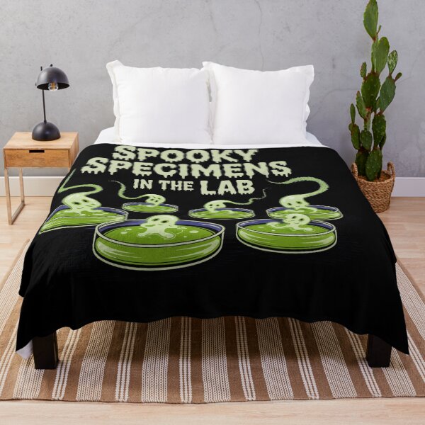 Item preview, Spooky Spicemens in the Lab, funny biology and Halloween designed and sold by NoetherSym.