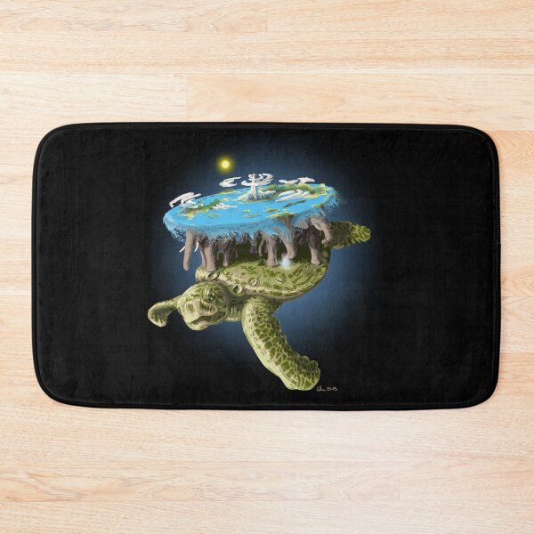 Item preview, Space turtle with a world on its back designed and sold by Stylet-Pinceau.