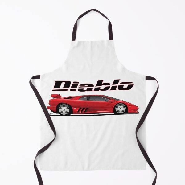 Item preview, Lambo Diablo Red illustration designed and sold by blackdogshop.