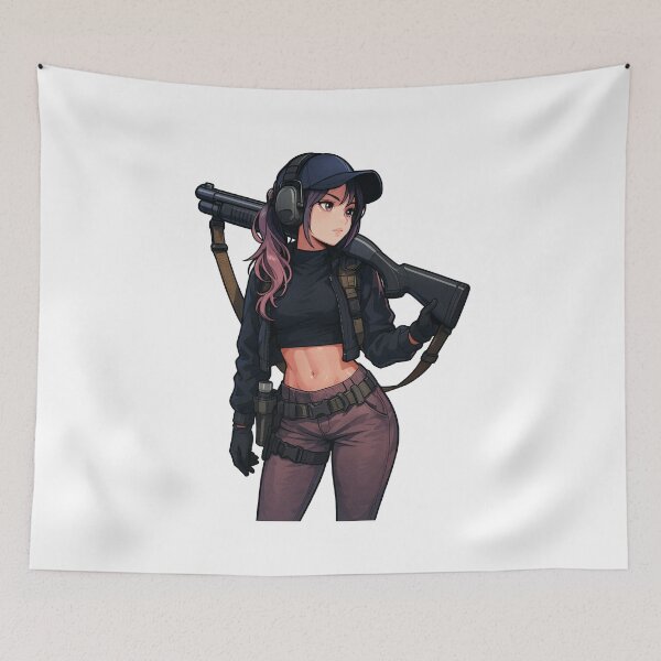 Item preview, Shotgun Girl – Beauty with Firepower designed and sold by RAWLIFEGRAPHIC.