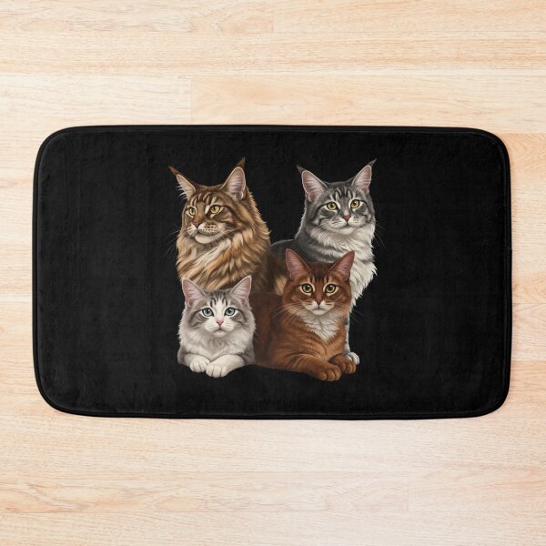 Item preview, My Dear Friends, Merry Christmas, Maine Coon, American Shorthair, Ragdoll, Abyssinian Cat designed and sold by chipmuckdesignn.