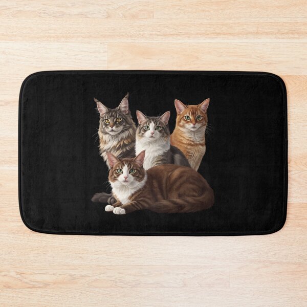 Item preview,  My Dear Friends, Merry Christmas, Maine Coon, American Shorthair, Ragdoll, Abyssinian Cat designed and sold by chipmuckdesignn.