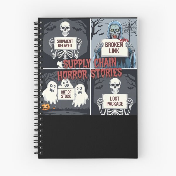 Item preview, Supply chain horror stories, logistics and supply chain halloween designed and sold by NoetherSym.