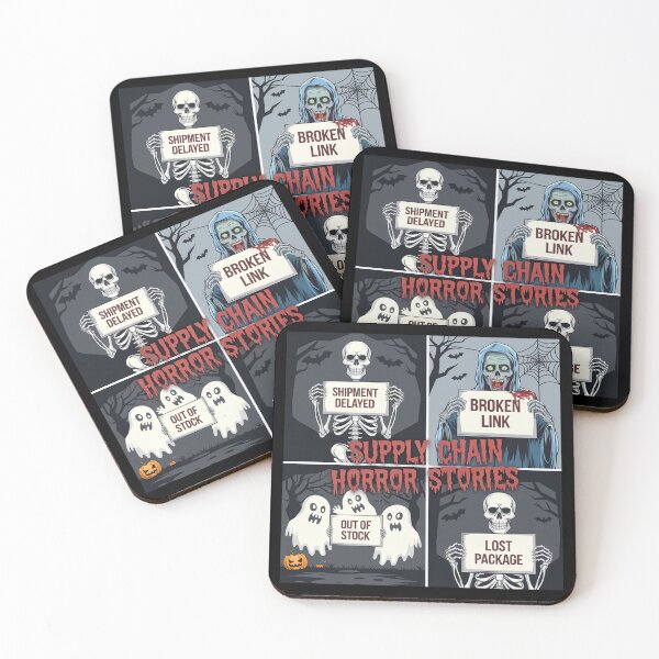 Item preview, Supply chain horror stories, logistics and supply chain halloween designed and sold by NoetherSym.