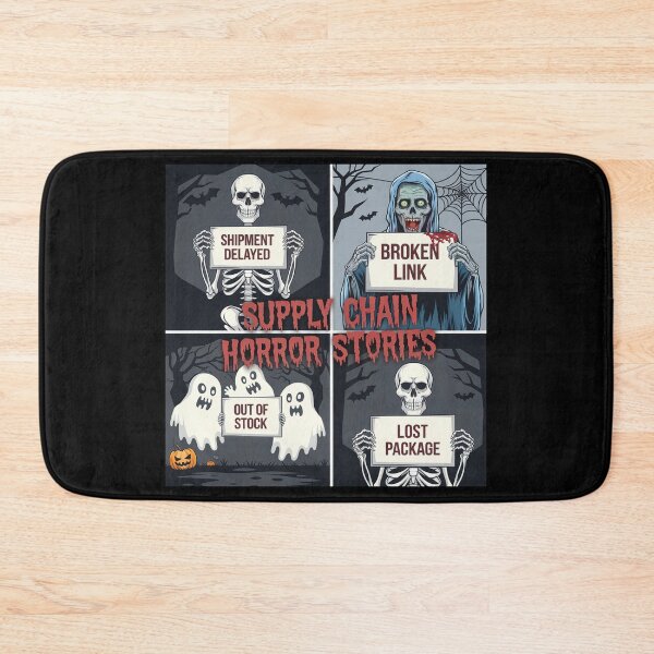 Item preview, Supply chain horror stories, logistics and supply chain halloween designed and sold by NoetherSym.