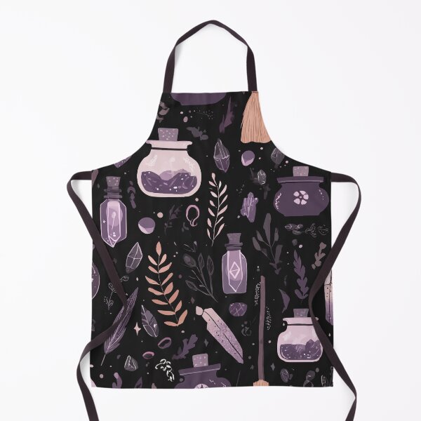 Item preview, Witchy Aesthetic Potions Pattern – Magical Purple Design designed and sold by Moss and Moon Studio.
