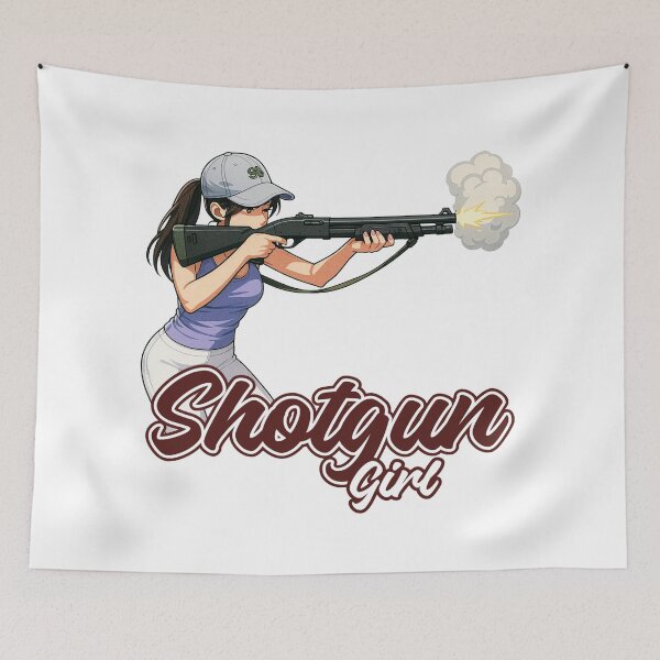 Item preview, Shotgun Girl – Beauty with Firepower designed and sold by RAWLIFEGRAPHIC.
