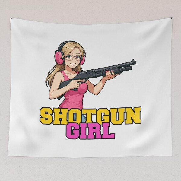 Item preview, Shotgun Girl – Beauty with Firepower designed and sold by RAWLIFEGRAPHIC.