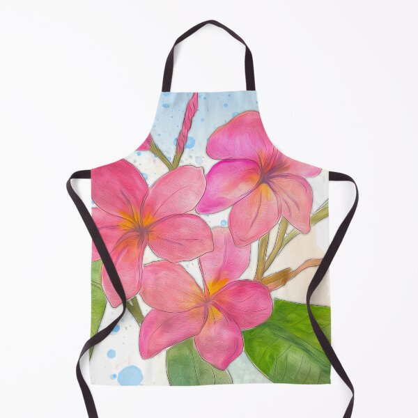 Item preview, Plumerias designed and sold by The Edgy Easel.