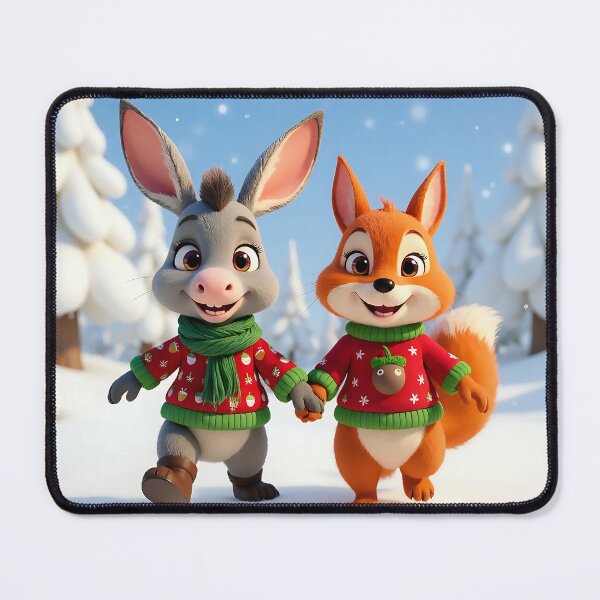 Item preview, Diddle Donkey and Nibbles Squirrel’s Merry Winter Walk designed and sold by acceleratorhams.