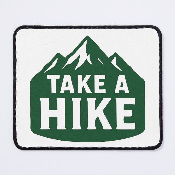 Item preview, Take a Hike Mountains Logo – Hiking Adventure Outdoor Nature Art designed and sold by ldjcustomdesign.