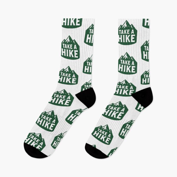 Item preview, Take a Hike Mountains Logo – Hiking Adventure Outdoor Nature Art designed and sold by ldjcustomdesign.