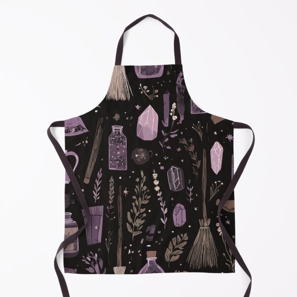 Item preview, Witchy Aesthetic Potions Pattern – Magical Purple Design designed and sold by Moss and Moon Studio.
