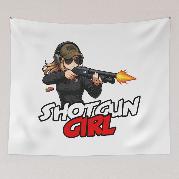 Item preview, Shotgun Girl – Beauty with Firepower designed and sold by RAWLIFEGRAPHIC.
