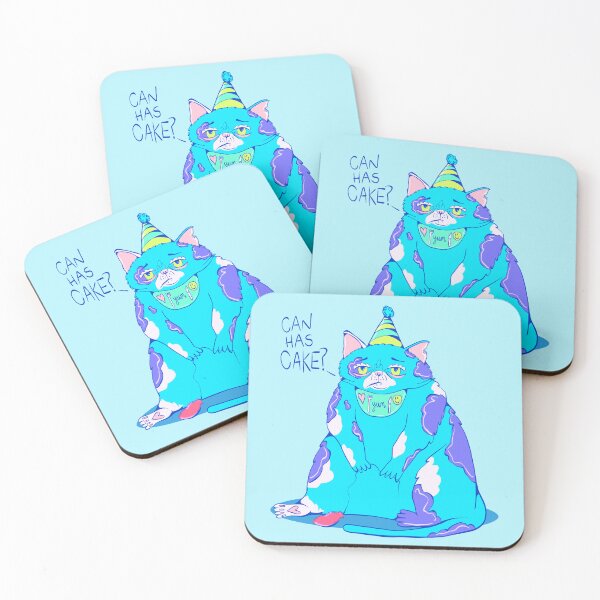Item preview, sad boi party cat - can has cake? designed and sold by crestfallenmermaid.