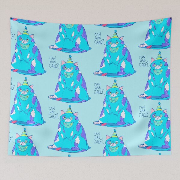 Item preview, sad boi party cat - can has cake? designed and sold by crestfallenmermaid.