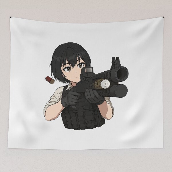 Item preview, Shotgun Girl – Beauty with Firepower designed and sold by RAWLIFEGRAPHIC.