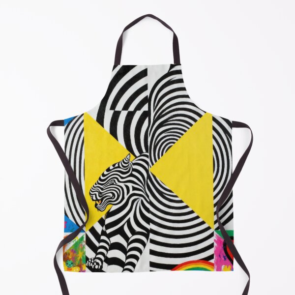Item preview, Psychedelic Zebra Cat & Abstract Pop Art designed and sold by zzz888.