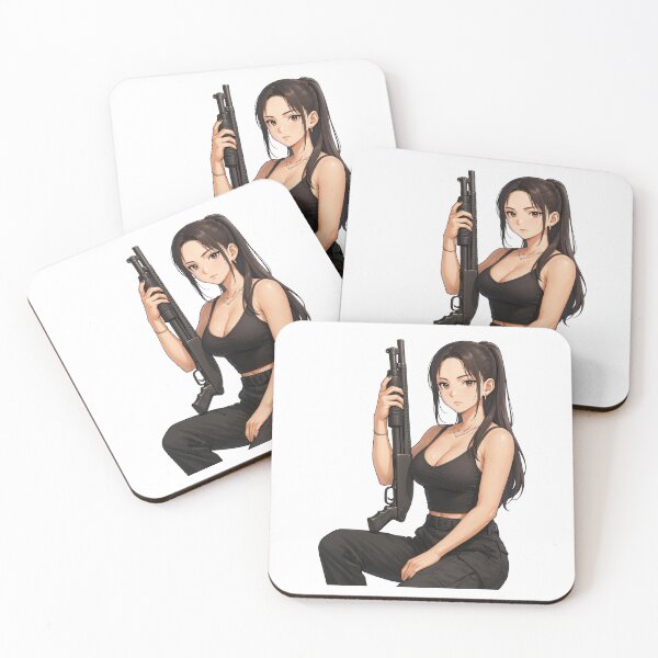 Item preview, Shotgun Girl – Beauty with Firepower designed and sold by RAWLIFEGRAPHIC.