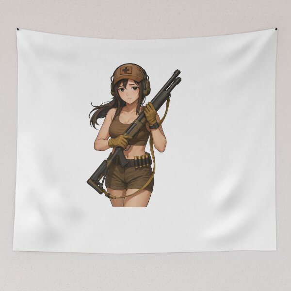 Item preview, Shotgun Girl – Beauty with Firepower designed and sold by RAWLIFEGRAPHIC.