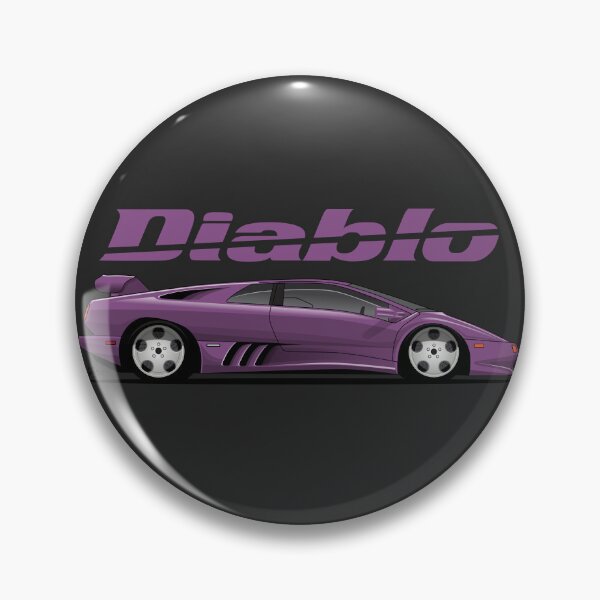 Item preview, Lambo Diablo Viola Purple illustration designed and sold by blackdogshop.