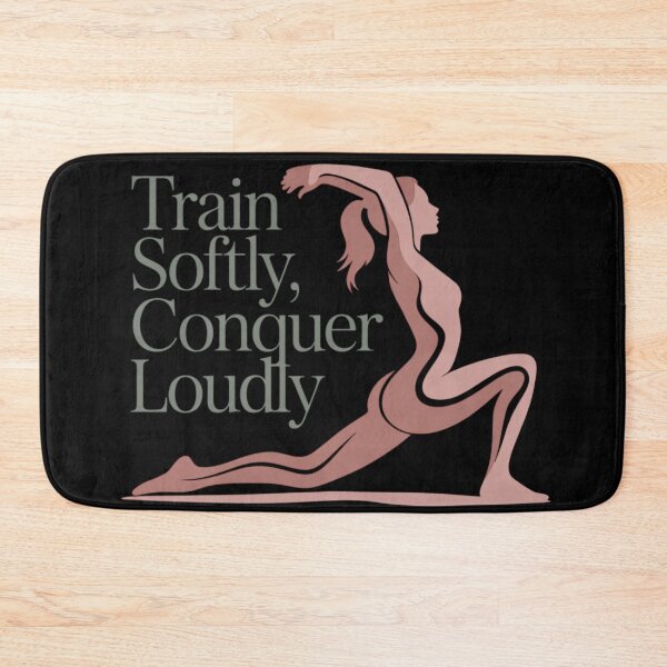 Item preview, Train Softly Conquer Loudly – Women’s Fitness Motivation Design designed and sold by CrunchyGoats.