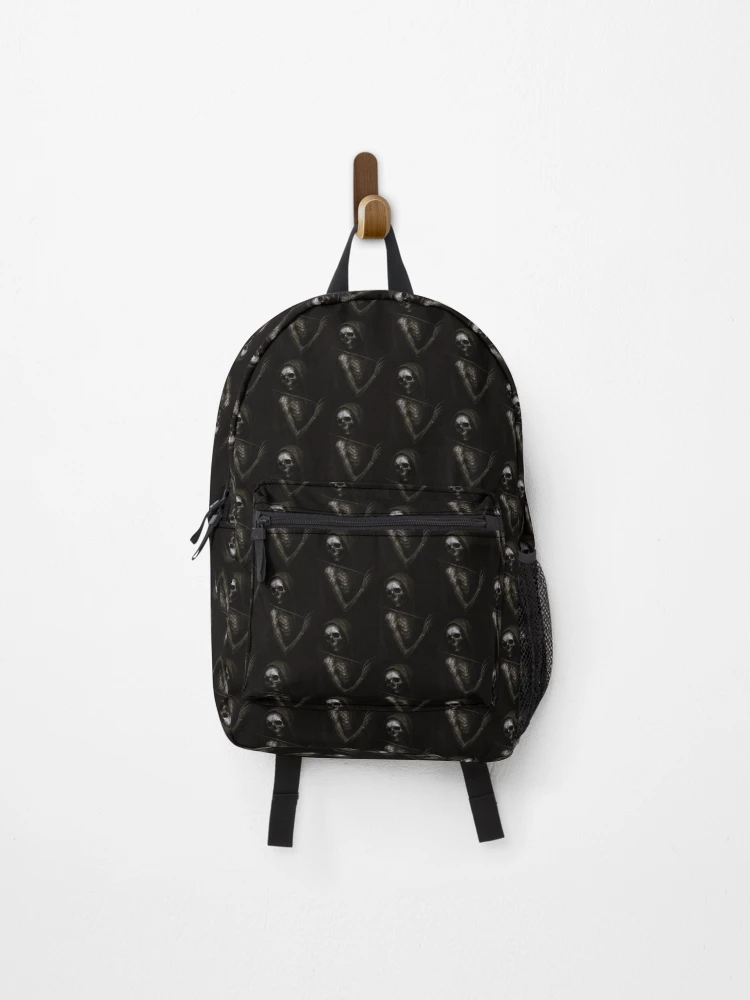 Thumbnail 1 of 3, Backpack, Death skeleton designed and sold by MaPerle.