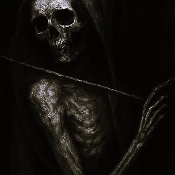 Artwork thumbnail, Death skeleton by MaPerle