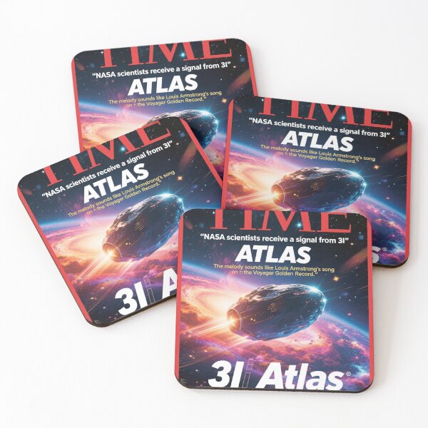 Item preview, NASA: 3I ATLAS Cosmic Signal  designed and sold by Abeshinobi.